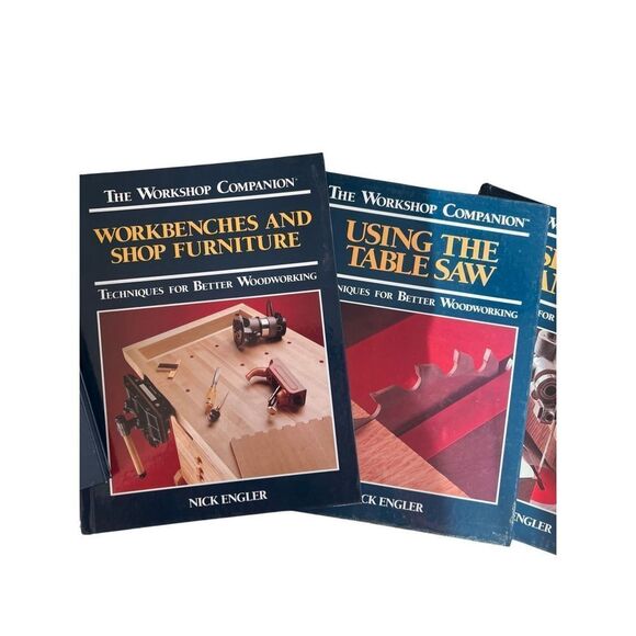 Seven (7) Educational Carpentry Books The Workshop Company & Woodworkers Journal - Picture 3 of 11